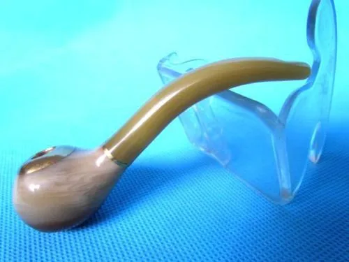 Тибетский дикий козий гудок резной держатель сигареты курительная трубка-9 см |