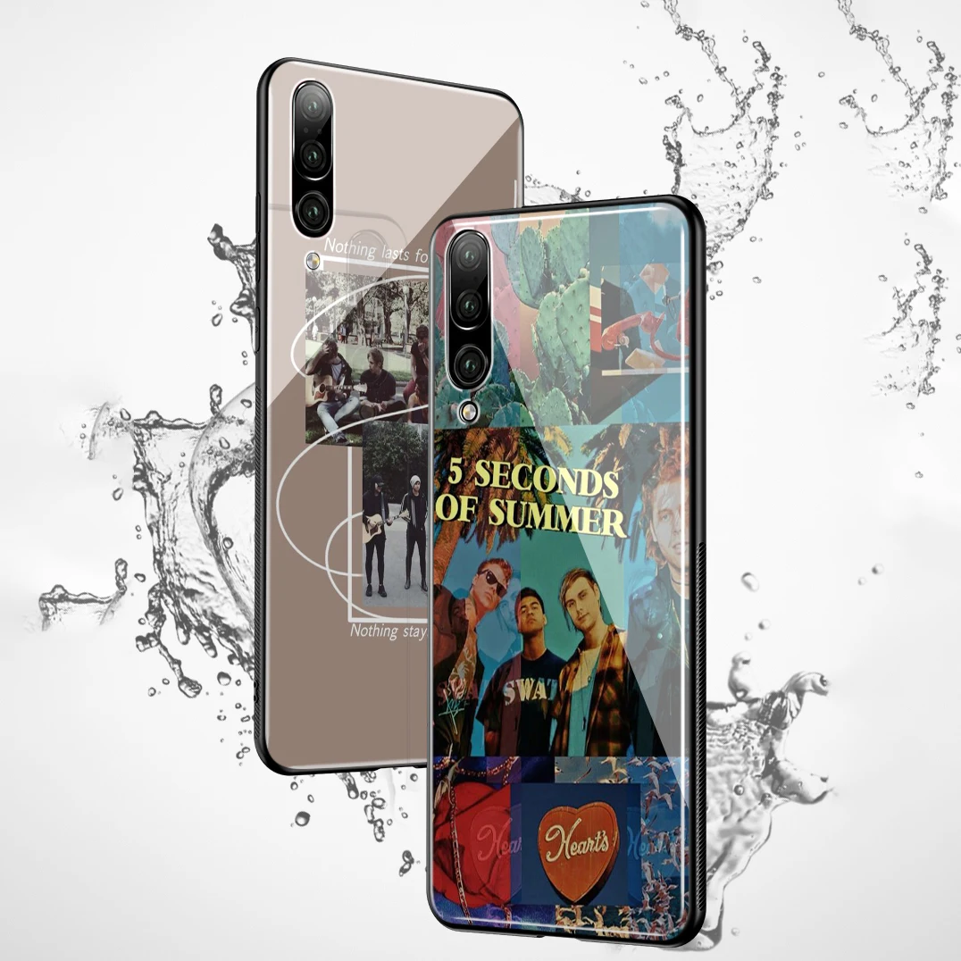 Lavaza 5sos секунды лета стекло ТПУ чехол для Huawei Mate 20 P10 P20 P30 Y6 Y9 P smart lite Pro 2018 2019|Бамперы|