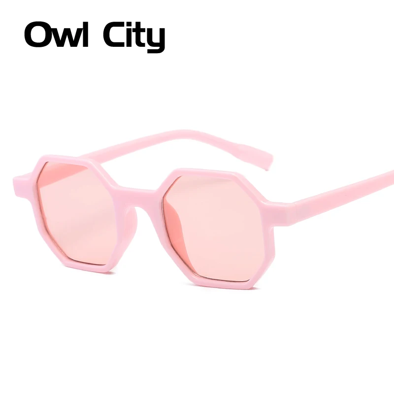Женские солнцезащитные очки в восьмиугольной оправе Owl винтажные маленькие