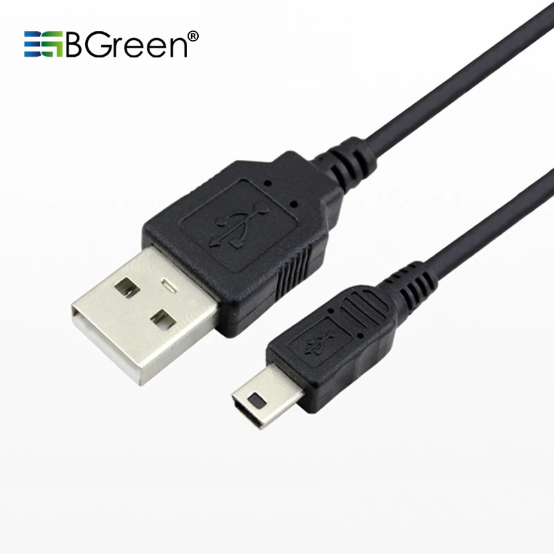 BGreen 50 см мини-usb к USB 2,0 кабель для синхронизации данных и зарядки 50 см для mp3-плеера камера с жестким диском мини-динамик цифровое устройство