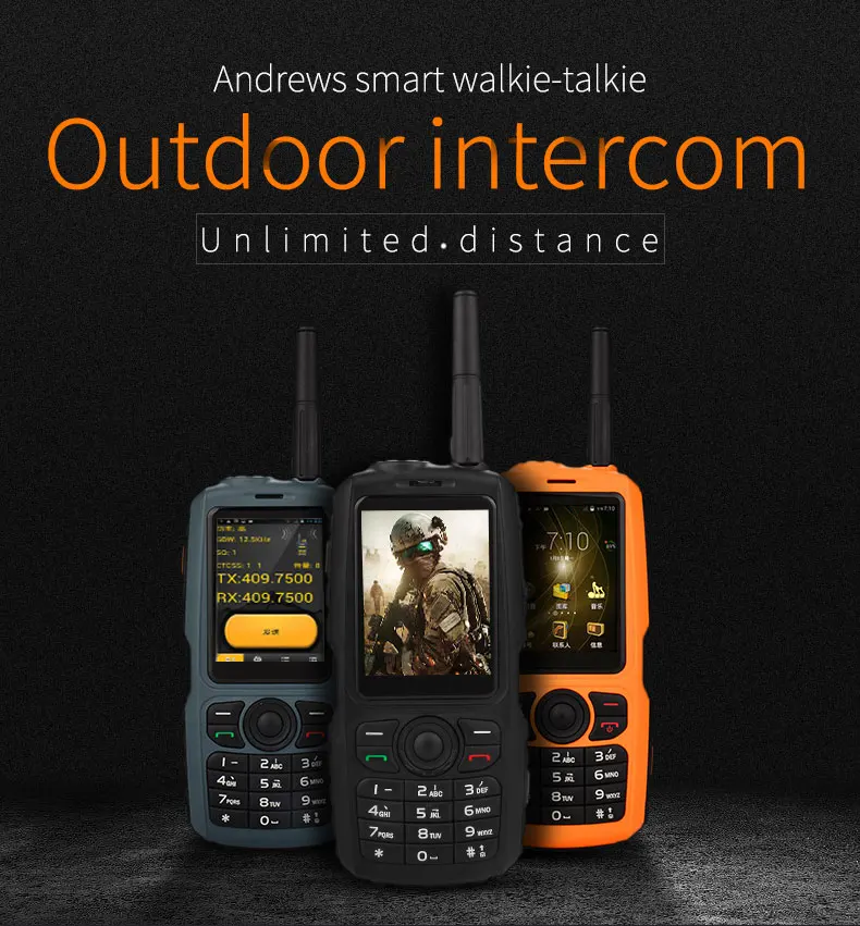BiNFUL A17 Zello рация мобильный телефон IP67 Водонепроницаемый MT6572 Android смартфон 2G/3g две sim-карты русская клавиатура PTT радио