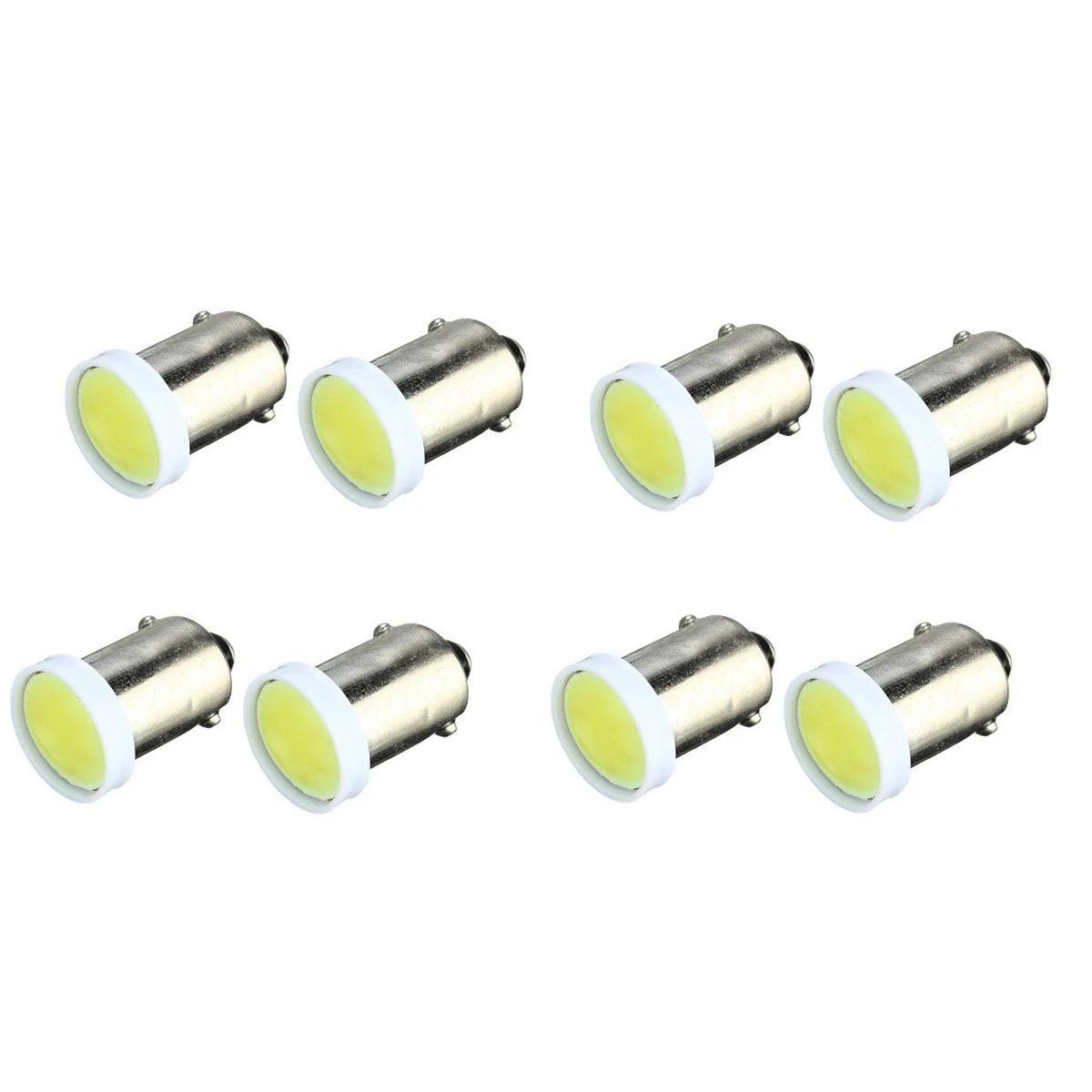 8 x Белый BA 9 S 5 светодиодный COB 0 4 W Автомобильный задний фонарь DC 12 V|5 led|12 vcar light |