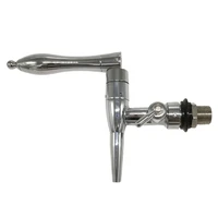 home brew beer tap coffee tap convenient with chrome plating beer tap flow control brass draft coffee tap home brew tool