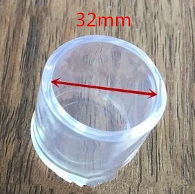 Dia 32mm 8 шт. колпачки для ног стула резиновые защитные накладки для ног мебельные Чехлы для стола носки пробки для отверстий пылезащитный чехол мебель система выравнивания ног - Цвет: Dia 32mm