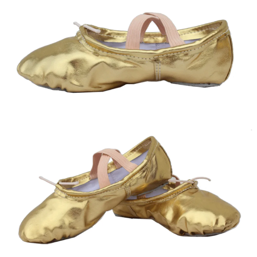 Кожаные балетные костюмы танцевальная обувь для девочек балет танец танцор Pointe
