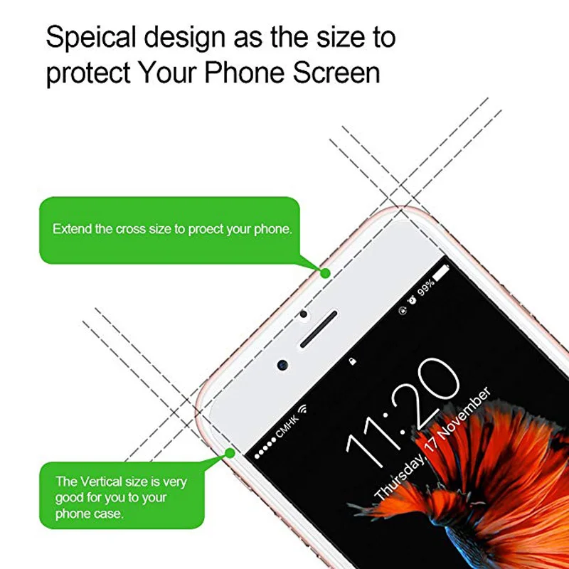 Защитное закаленное стекло для iphone 7 6 5 s se 8 plus XS max XR x защита экрана на S|Защитные