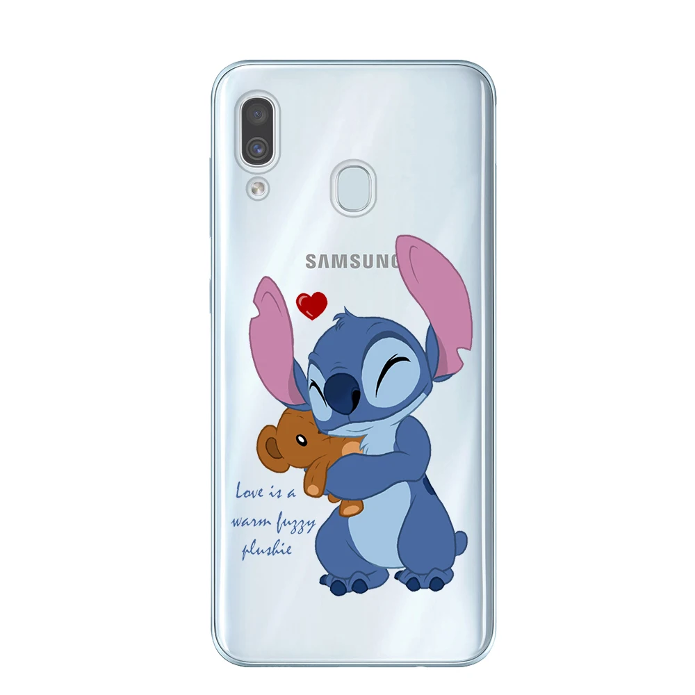 Чехол из мягкого ТПУ для samsung Galaxy A6 A8 плюс A7 A9 Крышка для samsung A10 A20 A30 A40 A50 A60 A70 A80 милые Прошитые Футляр для телефона