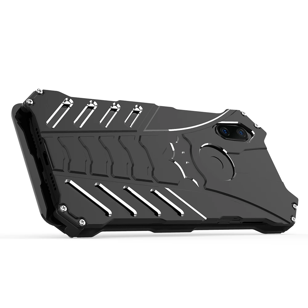 Heavy Duty Protection Batman Armor Aluminum Metal Case For Xiaomi Mi Mix 2s Max 3 Mi9 6x Mi8 Lite Anti-knock Cover | Мобильные