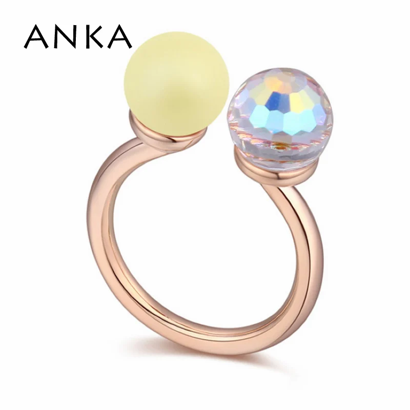 2020 Специальное предложение искусственный жемчуг с круглым кристаллом кольцо