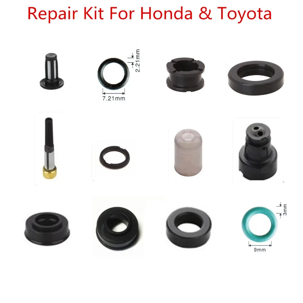 140 шт. автозапчасти комплект для ремонта топливного инжектора honda filter pintle cap