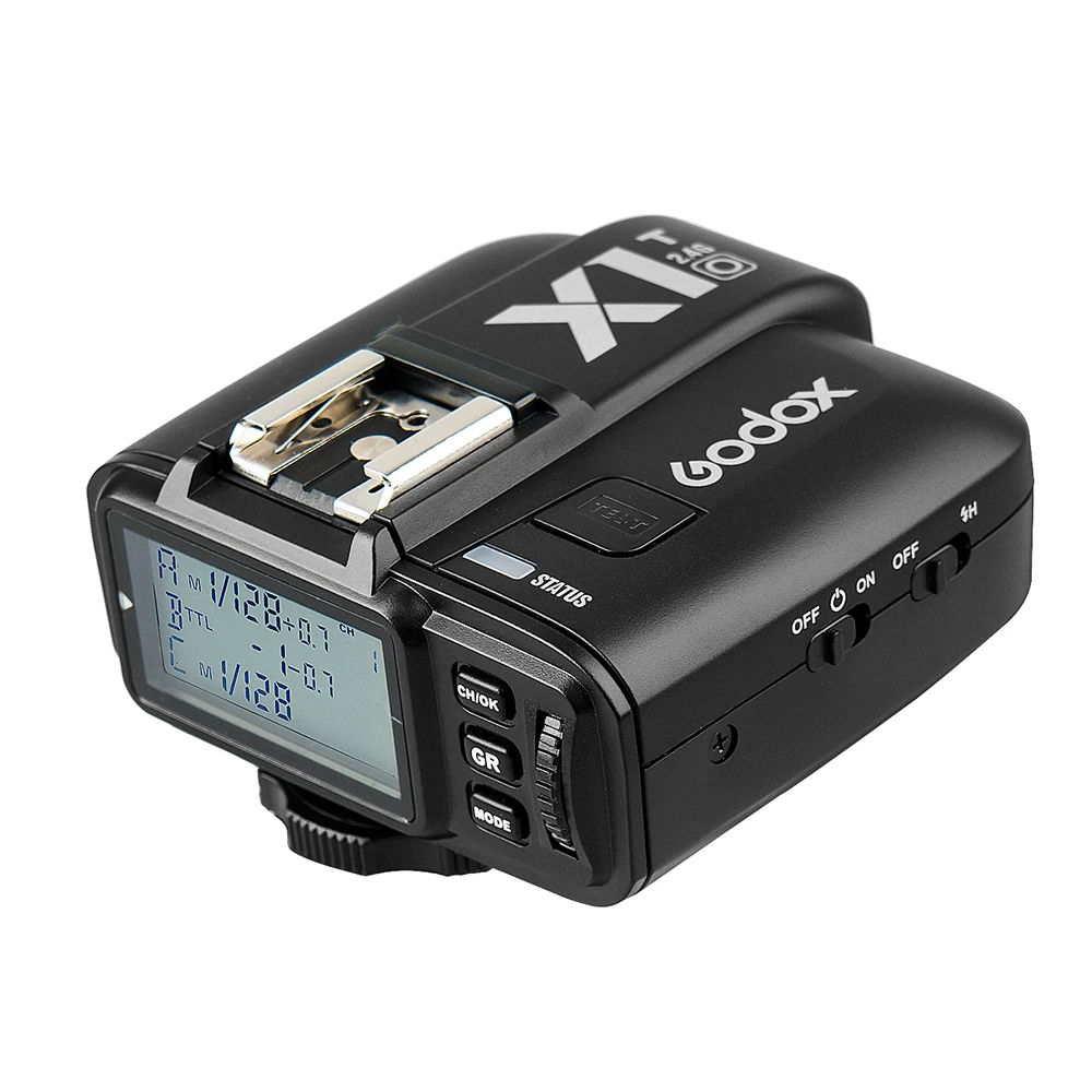 GODOX X1T-O TTL стробоскопа 1/8000s HSS 32 Каналы 2 4G Беспроводной ЖК-дисплей трансмиттер
