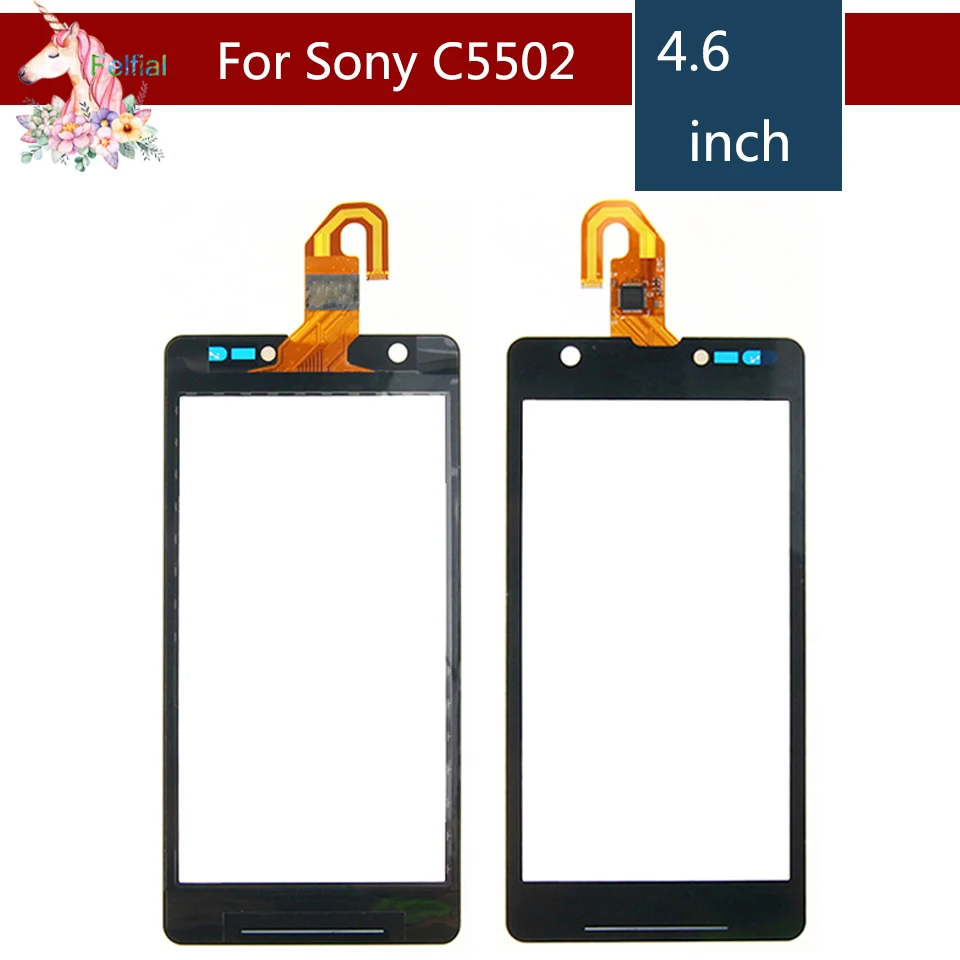 

Original 4.6" For Sony Xperia ZR M36H C5503 C5502 LCD Touch Screen Digitizer Sensor Outer Glass Lens Panel Replacement