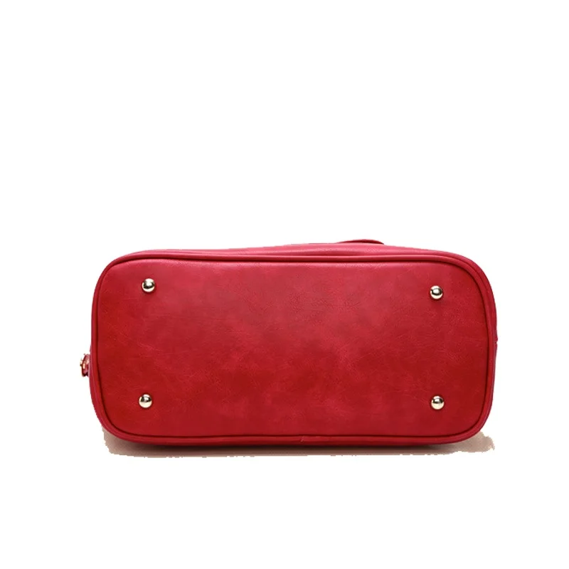 Vintage Woman Leather Handbag Rose Styles Shoulder Bag High Quality Luxury Handbags Women Bags Designer Bolsa Feminina DC070Z | Багаж и