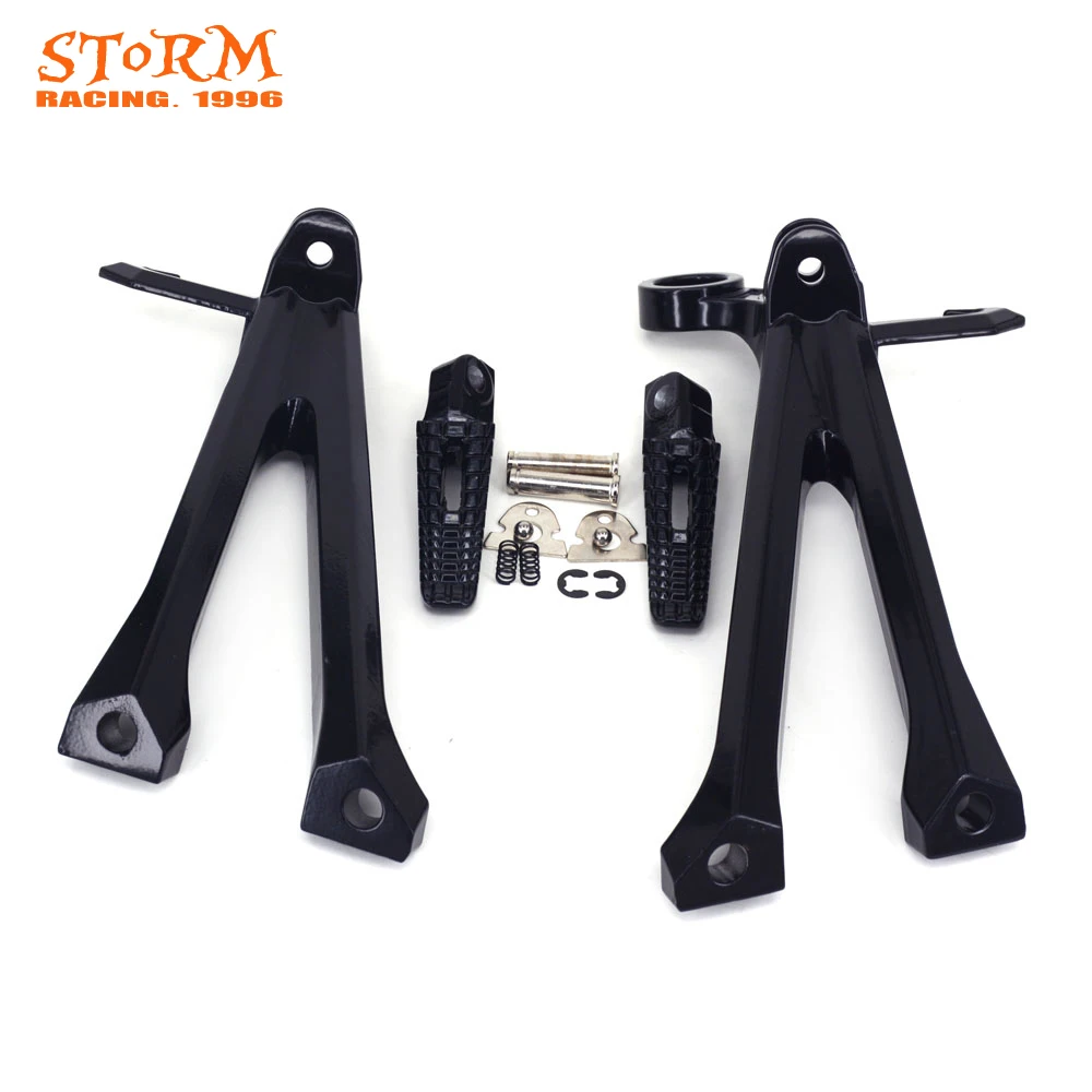 Задние подножки педали кронштейн для SUZUKI GSXR600 GSXR750 GSX R600 R750 GSX600R GSX750R 2011 2012