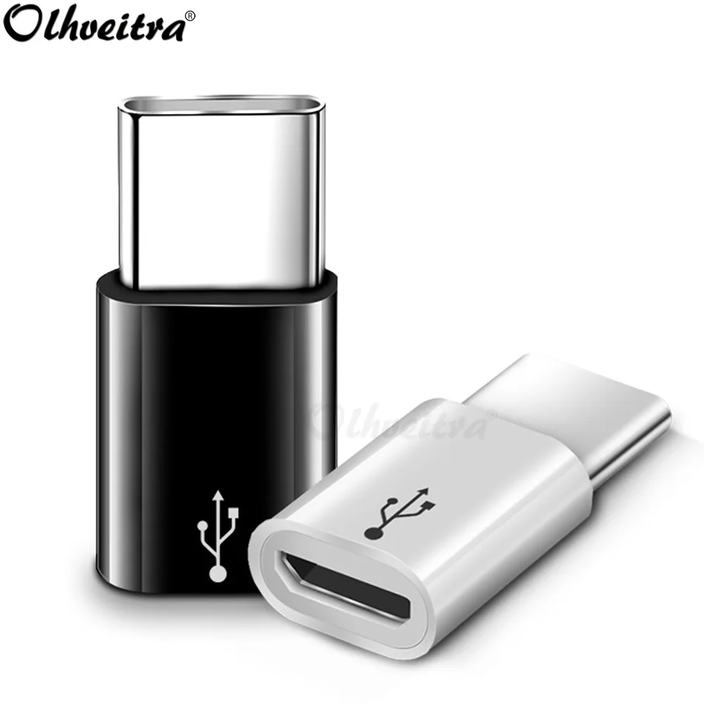 Olhveitra Micro USB для type C адаптер huawei mate 20 X Lite Xiaomi samsung S9 Oneplus 7 adaptador аксессуары телефонов