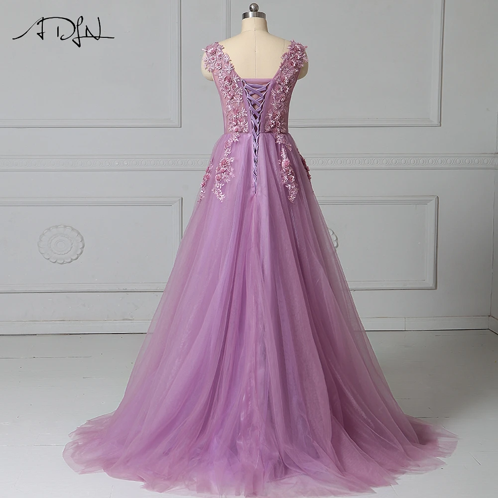 ADLN/Лидер продаж дешевые вечерние платья длинное платье без рукавов с цветочным