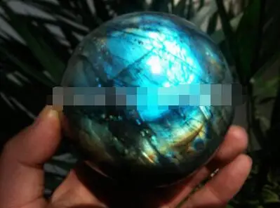88 мм натуральный Лабрадорит КВАРЦЕВЫЙ СФЕРА ball ИСЦЕЛЕНИЕ | Дом и сад