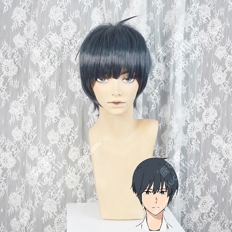

Anime Tsurune Kazemai Koukou Kyuudoubu Takehaya Seiya Cosplay Wig Heat Resistant Synthetic Hair Wig + Wig Cap