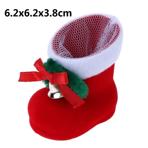 Fabric A 1 шт., Рождественская банка для хранения конфет, рождественские украшения для дома, подарок для печенья, Повседневная банка для хранения продуктов, Рождественский оконный орнамент - Цвет: Fabric A