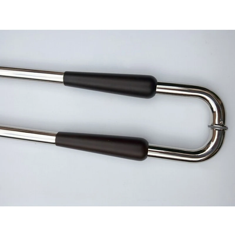 Ручка входной двери полированная 304 нержавеющая сталь и орех деревянные ручки