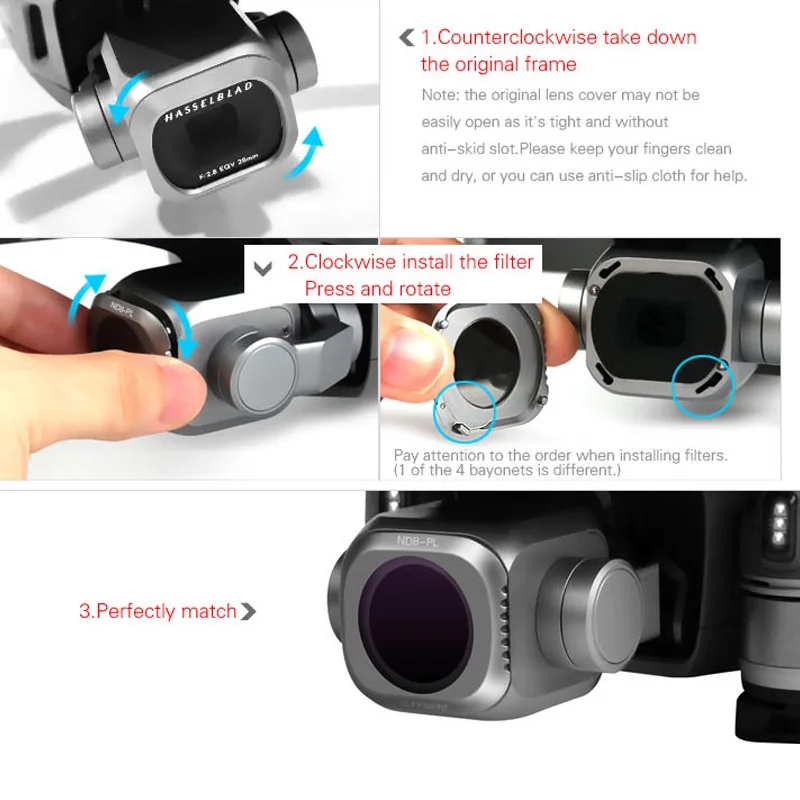 Фильтр для объектива камеры DJI Mavic 2 Pro ND4/8/16/32 фильтры MAVIC PRO Аксессуары дрона