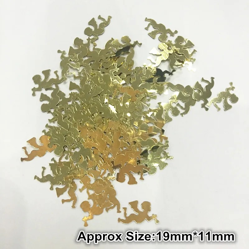 1000 шт./лот форма ангела золотой цвет ручная работа пайетки танец живота одежда