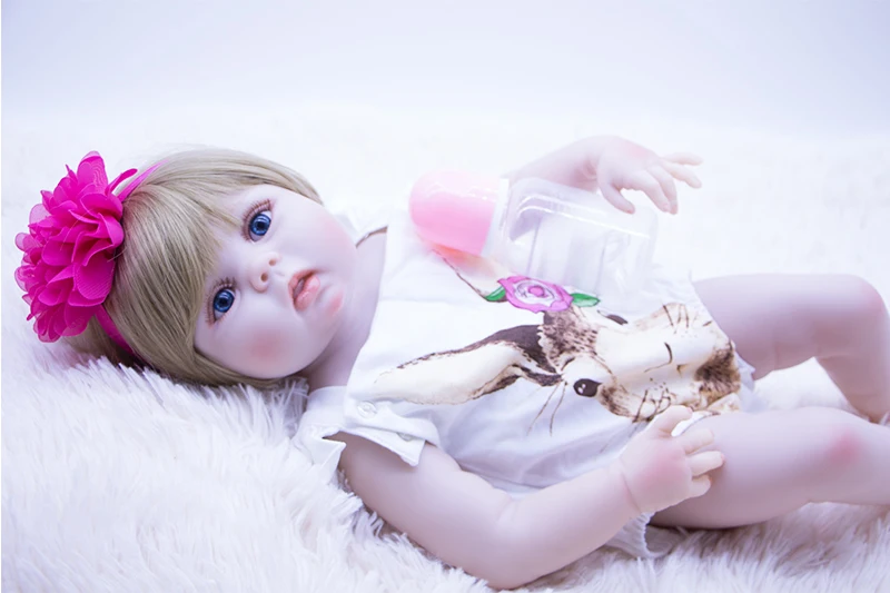 Супер реалистичная виниловая кожа bebes reborn doll девочка silicoonoe baby dolls игрушка