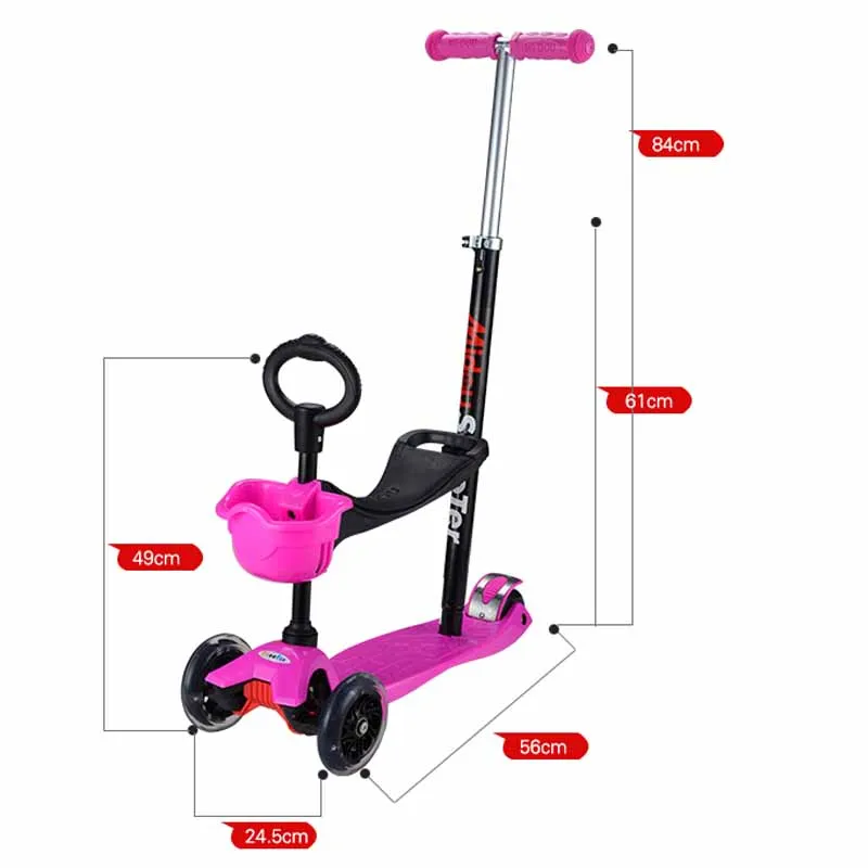3 в 1 скутер для детей 10 лет|children scooter|scooter in 13 scooter |