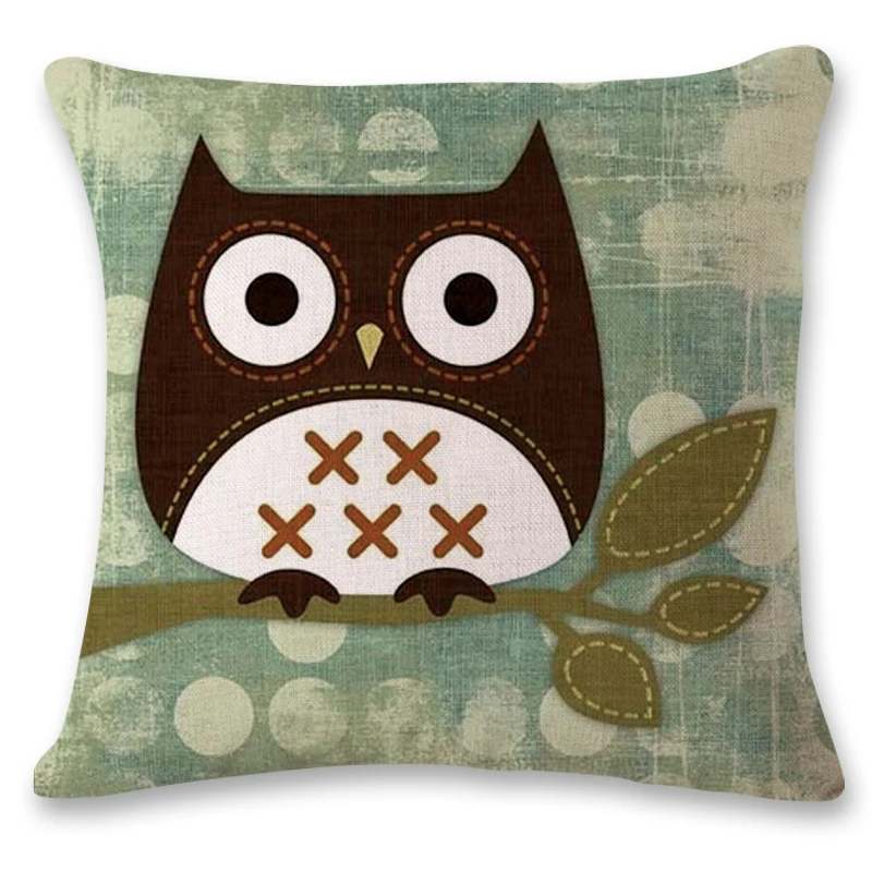 Новинка 2019 милое детское кресло с рисунком Совы поясничная Подушка поддержкой