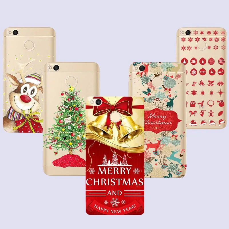 Fashion Case for Xiaomi Mi A1 Redmi Note 5 Cases Christmas Soft TPU Back Cover Coque Phone 4X 4A 5A 4 |