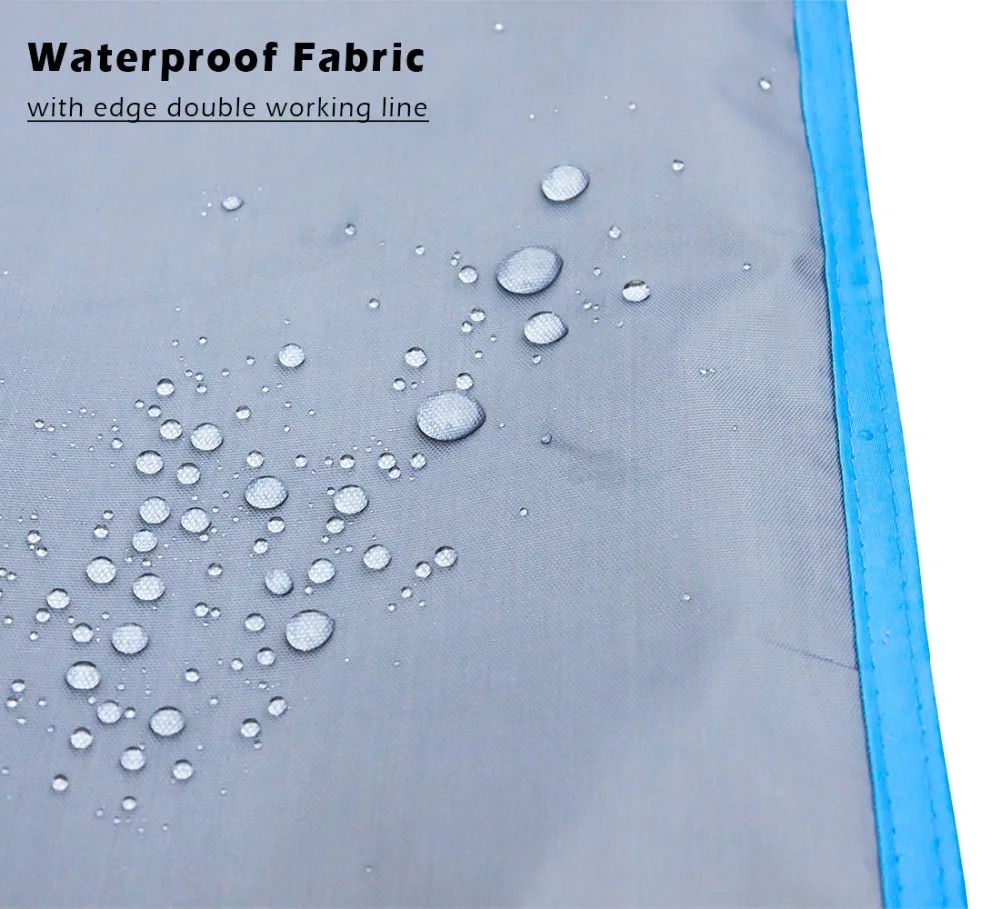 SURVIVALIST 4 person Ultralight Beach Mat 150x200cm Waterproof Footprint Trap Tent Mat Durable Picnic Ground Sheet Camping Gears
