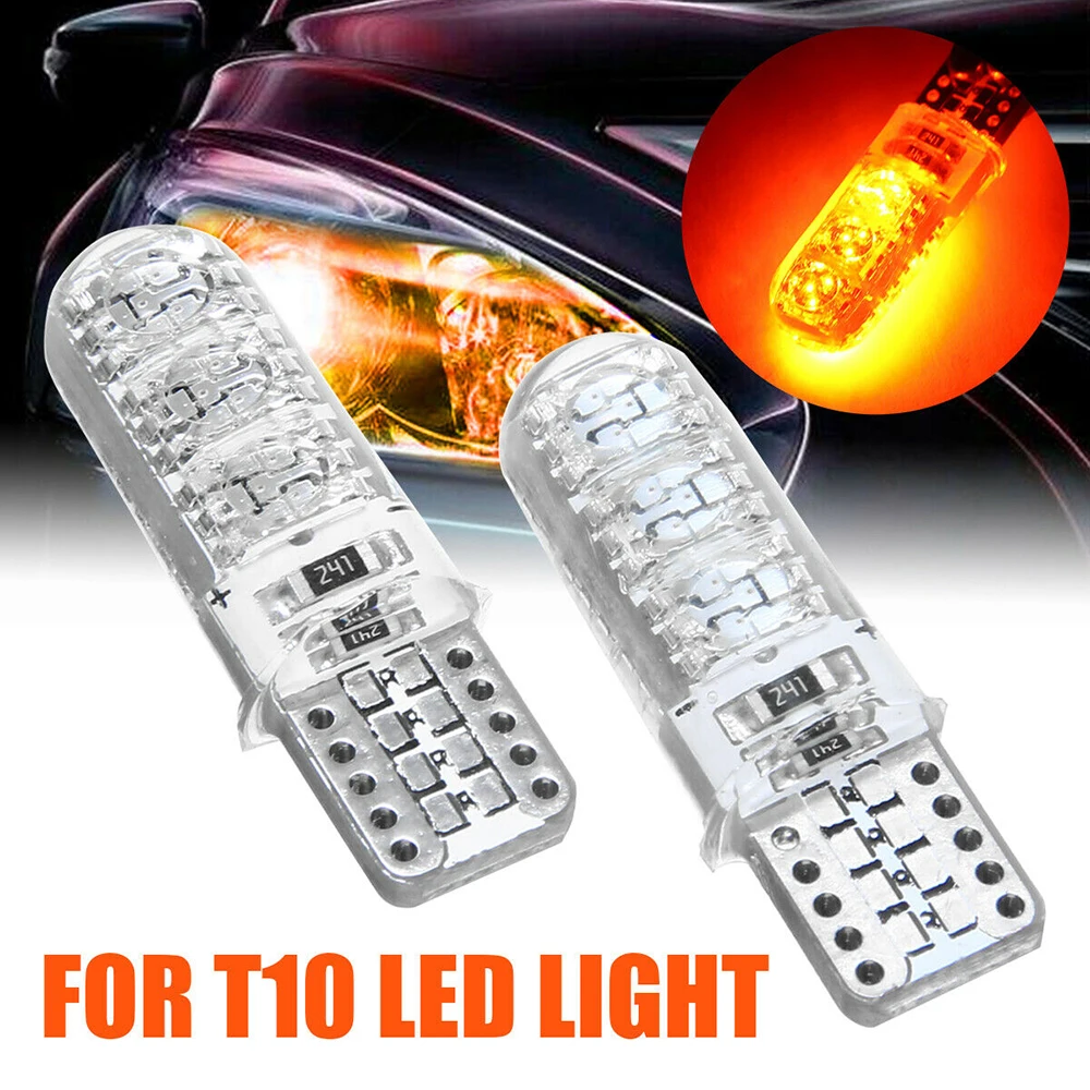 10x W5W LED T10 5050 Светодиодные лампы Автомобильный указатель поворота лампа багажника
