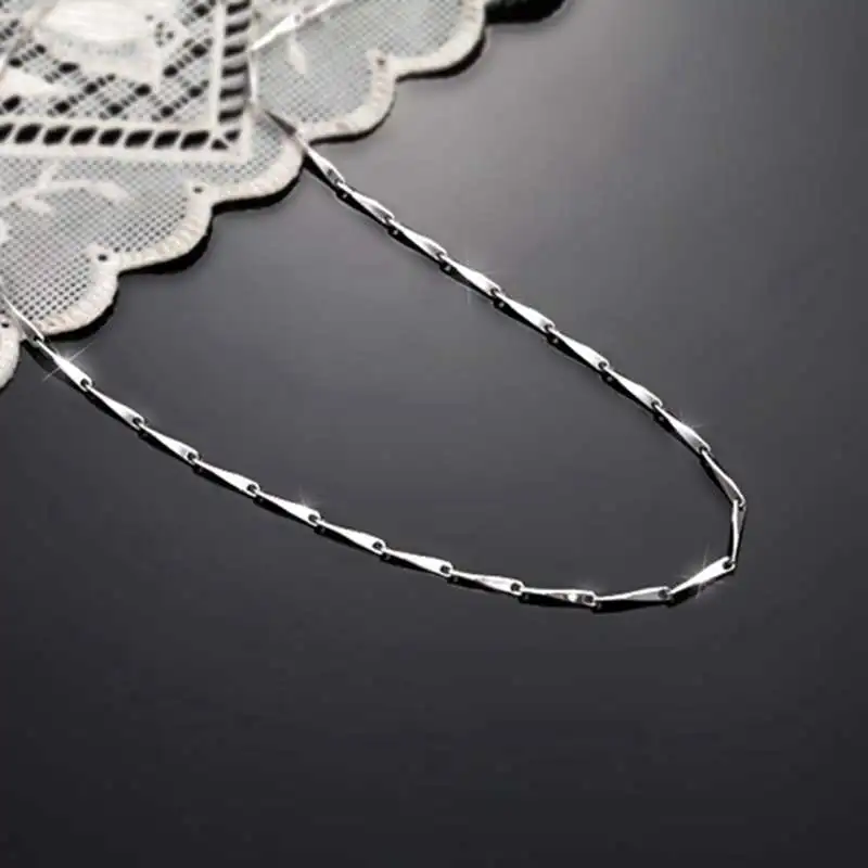 2015 Vintage Necklace Chains Multi Layer choker 925 Silver Jewellery for Women 16 18 &amp 20 inch Collares Populares | Украшения и