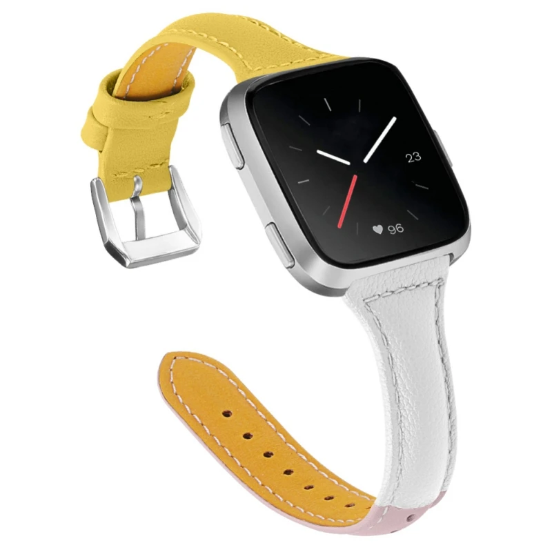 Браслеты из натуральной кожи для Fitbit Versa ремешок Lite Smartwatch Браслет Миланская петля