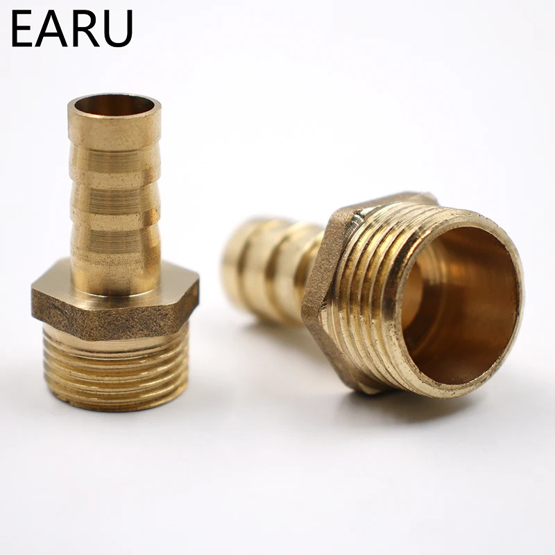 

Brass Male Barb Hose Tail Fitting Fuel Air Gas Water Hose Oil 4m-12m 1/8'' 1/4'' 1/2'' Pneumatic Connector Connect Socket Plug