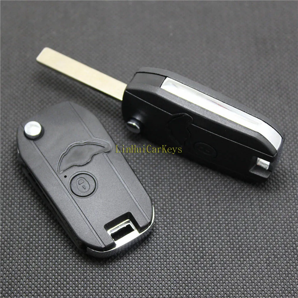 PINECONE для MINI COPPER R50 R53 чехол ключа с 2 кнопками необработанное Латунное лезвие