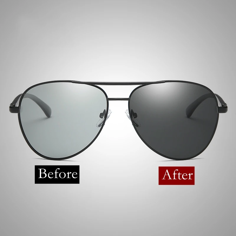 

2018 TAC Polarized Photochromic Sunglasses Driver Rider Chameleon Change color Glasses Men Women Sun Glasses Retro Vintage