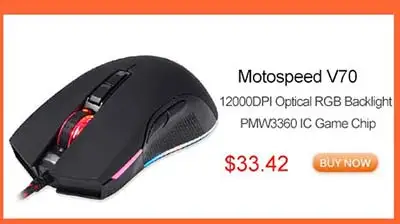 Motospeed V80 5000 dpi оптическая RGB подсветка Проводная игровая мышь USB PMW3325 эргономичная геймерская мышь для ПК ноутбука PK V30 V40 V60 V70