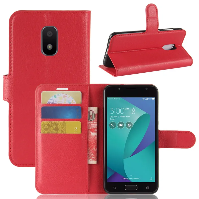 Asus ZenFone V Live V500KL Case 5.0&quot Flip Luxury Wallet PU Leather TPU Silicon Stand Cover For With Magnet | Мобильные телефоны