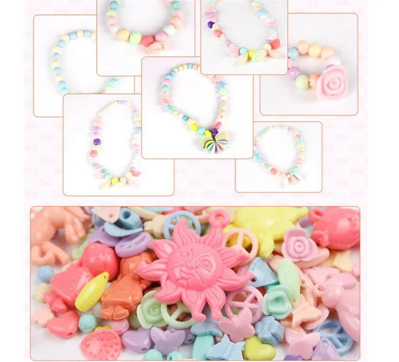 Лучший подарок смешанные цвета 400 шт. набор акриловых бусин сделай сам аксессуары