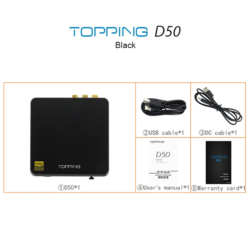 Топпинг D50/50 S Мини HIFI аудио декодирование ES9038Q2M* 2 USB ЦАП XMOS XU208 DSD512 32 бит/768 кГц OPA1612 USB/OPT/коаксиальный вход - Цвет: D50 Black
