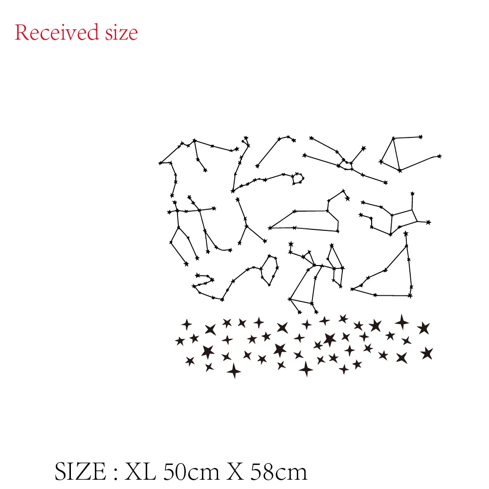Скандинавские созвездия зодиака наклейки на стену звезда наклейка s подарок