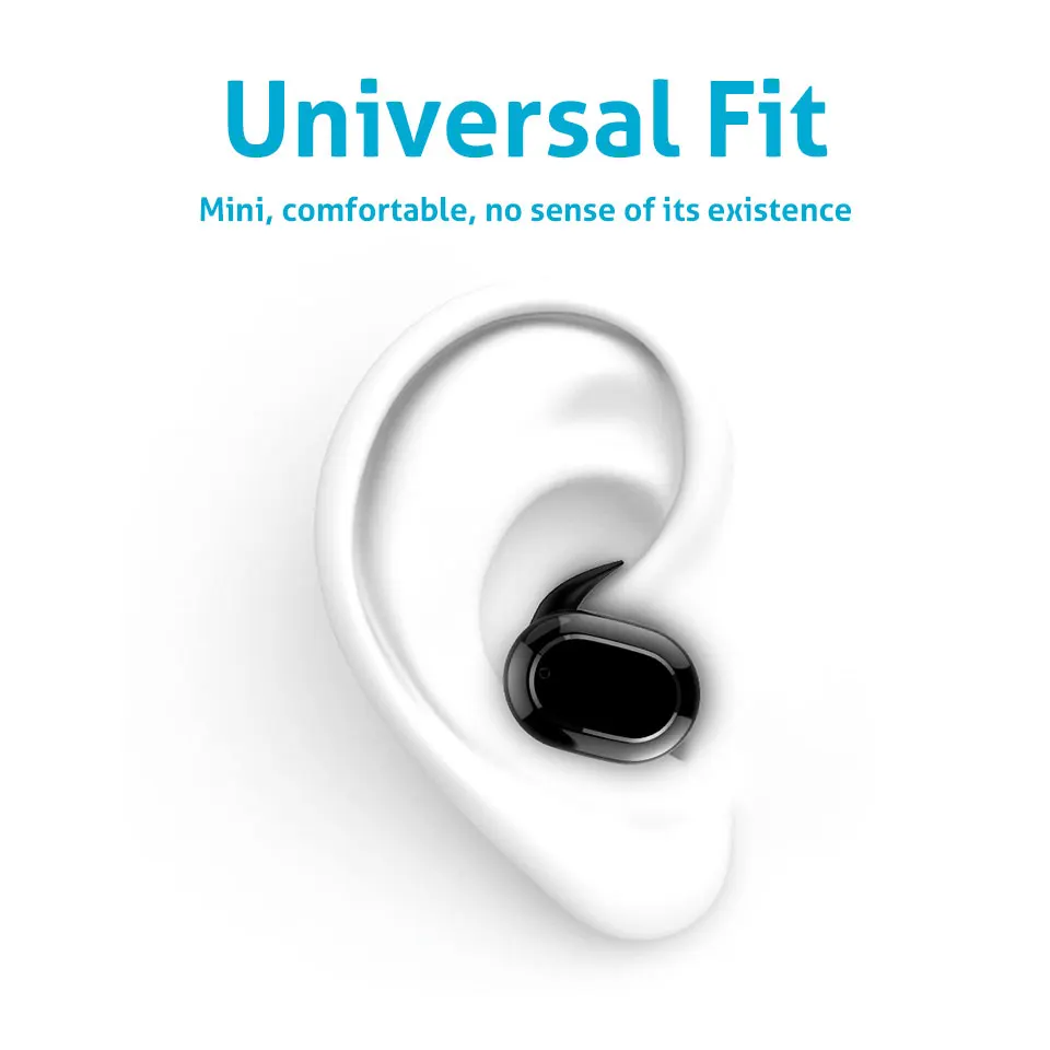 Meidong HE3 СПЦ bluetooth наушники true Беспроводные с Зарядное устройство коробка