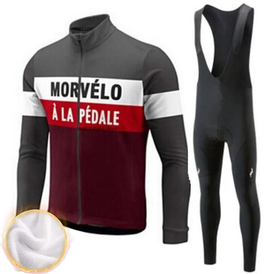 Женский комбинезон из флиса Morvelo теплая куртка для езды на велосипеде зима