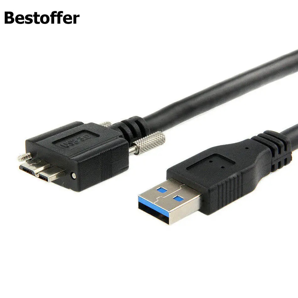 100 см USB 3 0 A Тип кабеля штекер к Micro B с крепежными винтами для жестких дисков