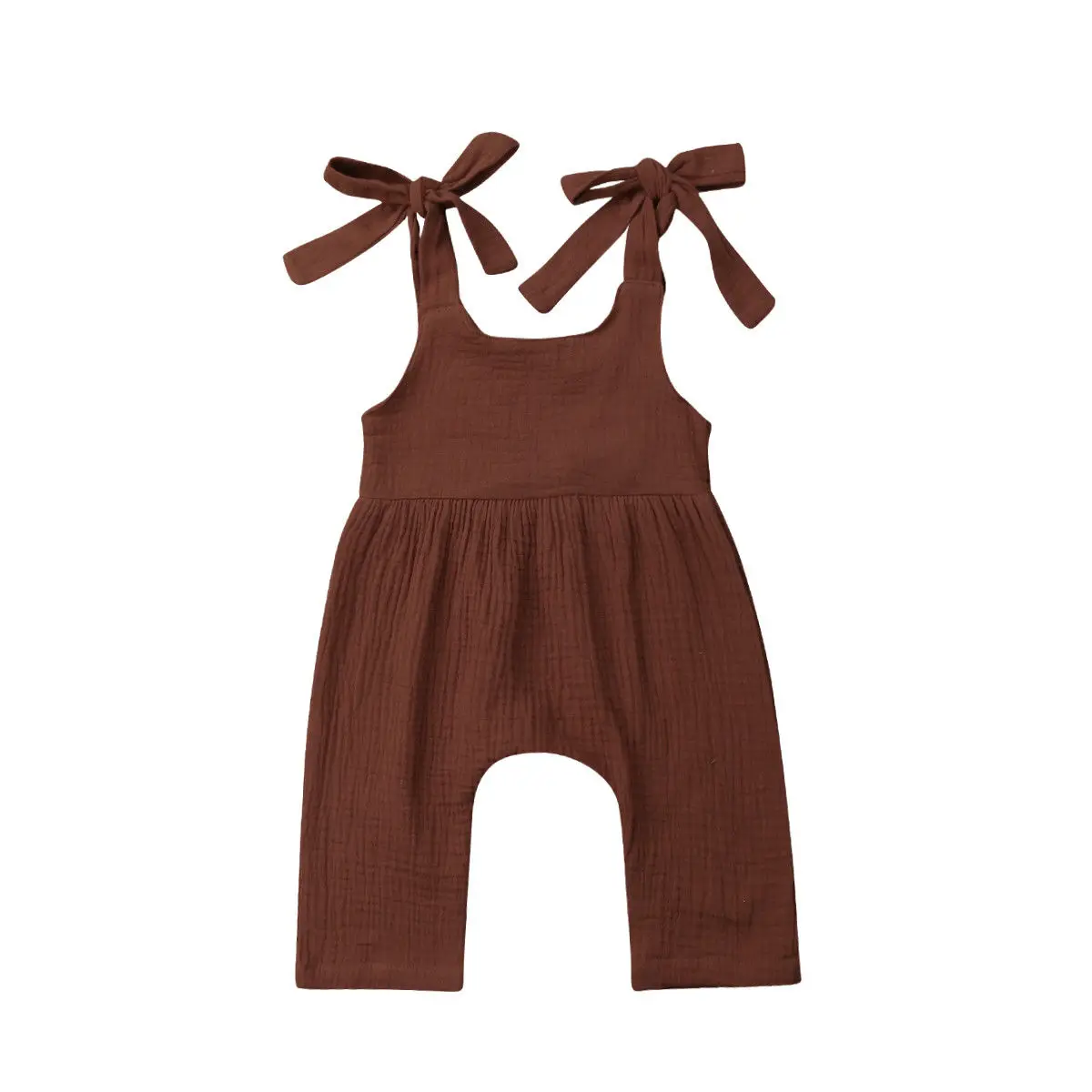

Summer Cute Newborn Toddler Baby Boys Girls Clothes Romper Solid Sleeveless Jumpsuit Casual One-Pieces