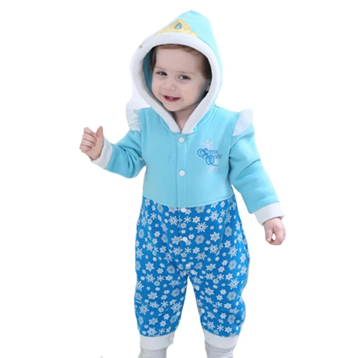 Snow Детские комбинезоны с героями мультфильмов; зимние теплые коралловые флисовые милые рождественские подарки со львом; пижамы для маленьких мальчиков и девочек; одежда с рыбами; roupas de bebe recem nascido - Цвет: Snow