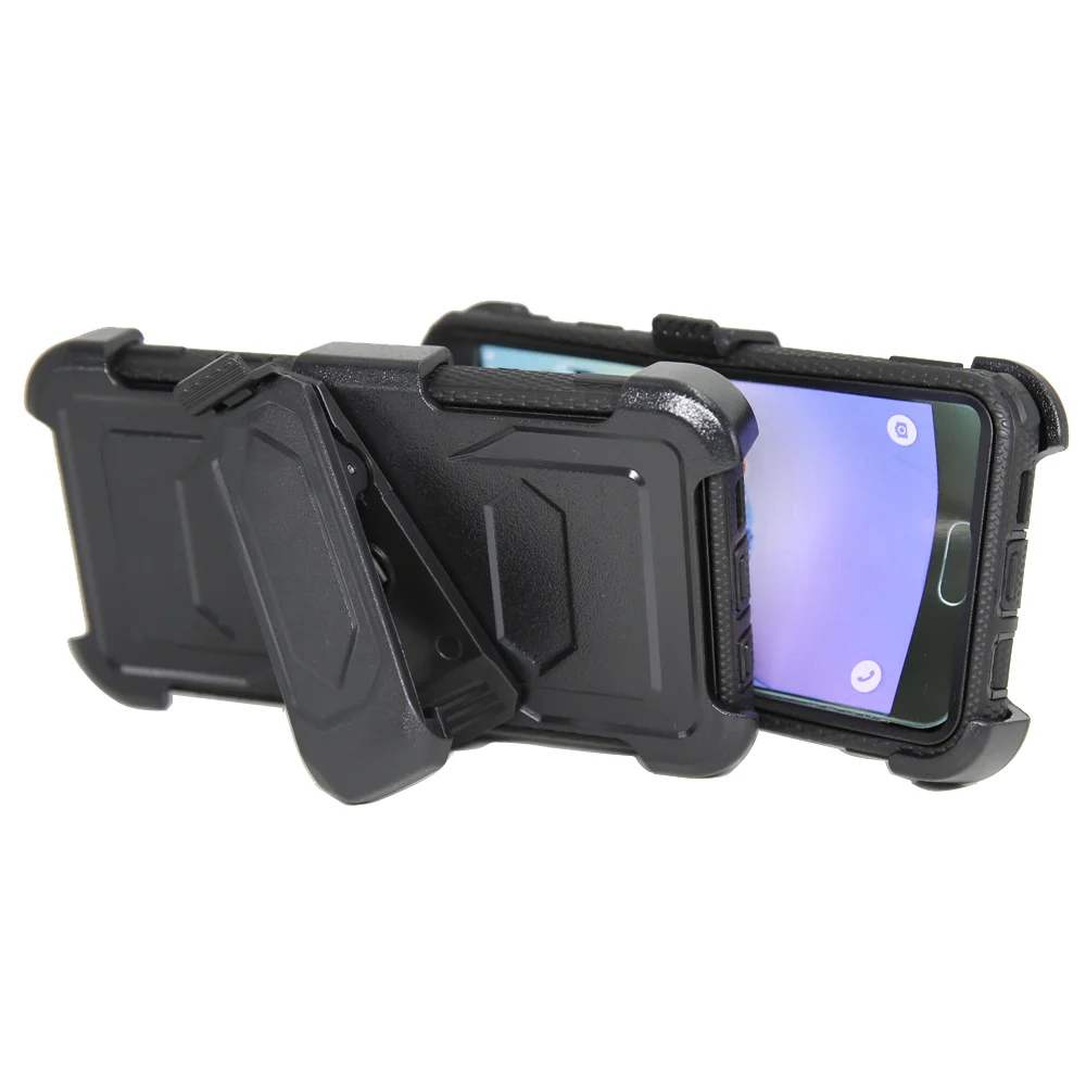 Противоударный армированный чехол с откидной ножкой и зажимом для ремня Samsung Galaxy