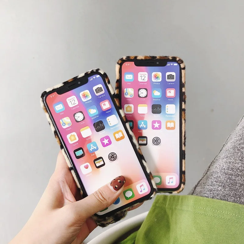 Роскошные леопардовым принтом запястье Чехол для iPhone X Xr Xs Max 6 S 7 8 плюс Swrist ремень