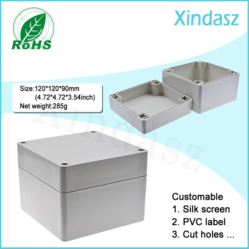 Пластиковый корпус 5 шт./лот 120*120*90 мм|box electronic|box enclosurebox shipping |